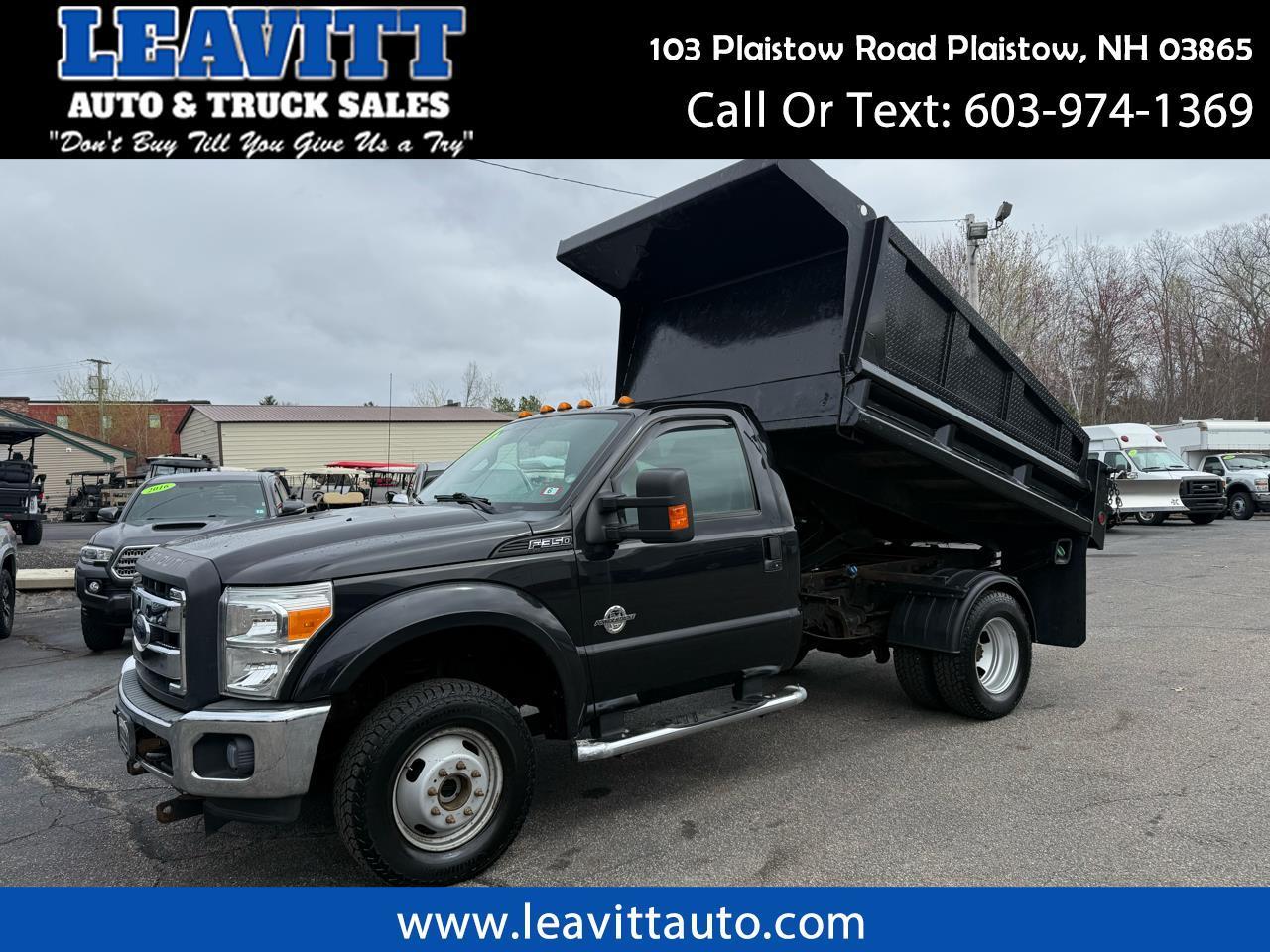 2013 Ford Super Duty F-350 DRW 6.7L POWERSTROKE DIESEL DUMP BODY 88K MILES