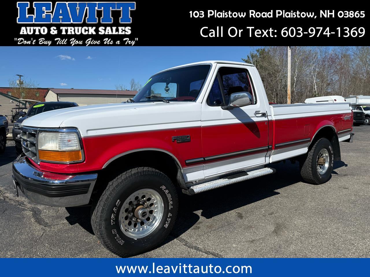1995 Ford F-250 HD REG CAB 5.0L V8 4X4 WEST COAST TRUCK