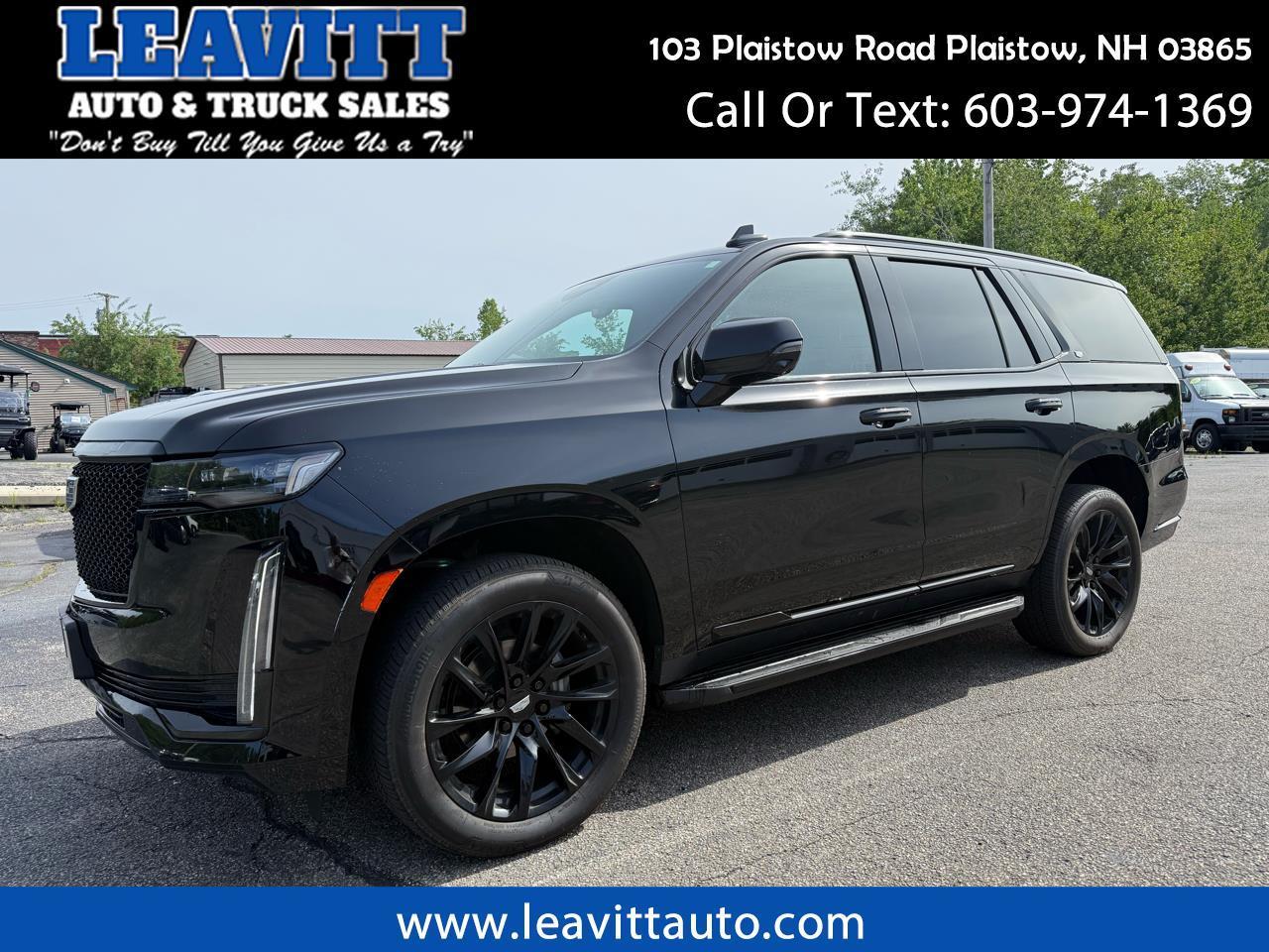 2022 Cadillac Escalade SPORT TRIPLE BLACK 1 OWNER!