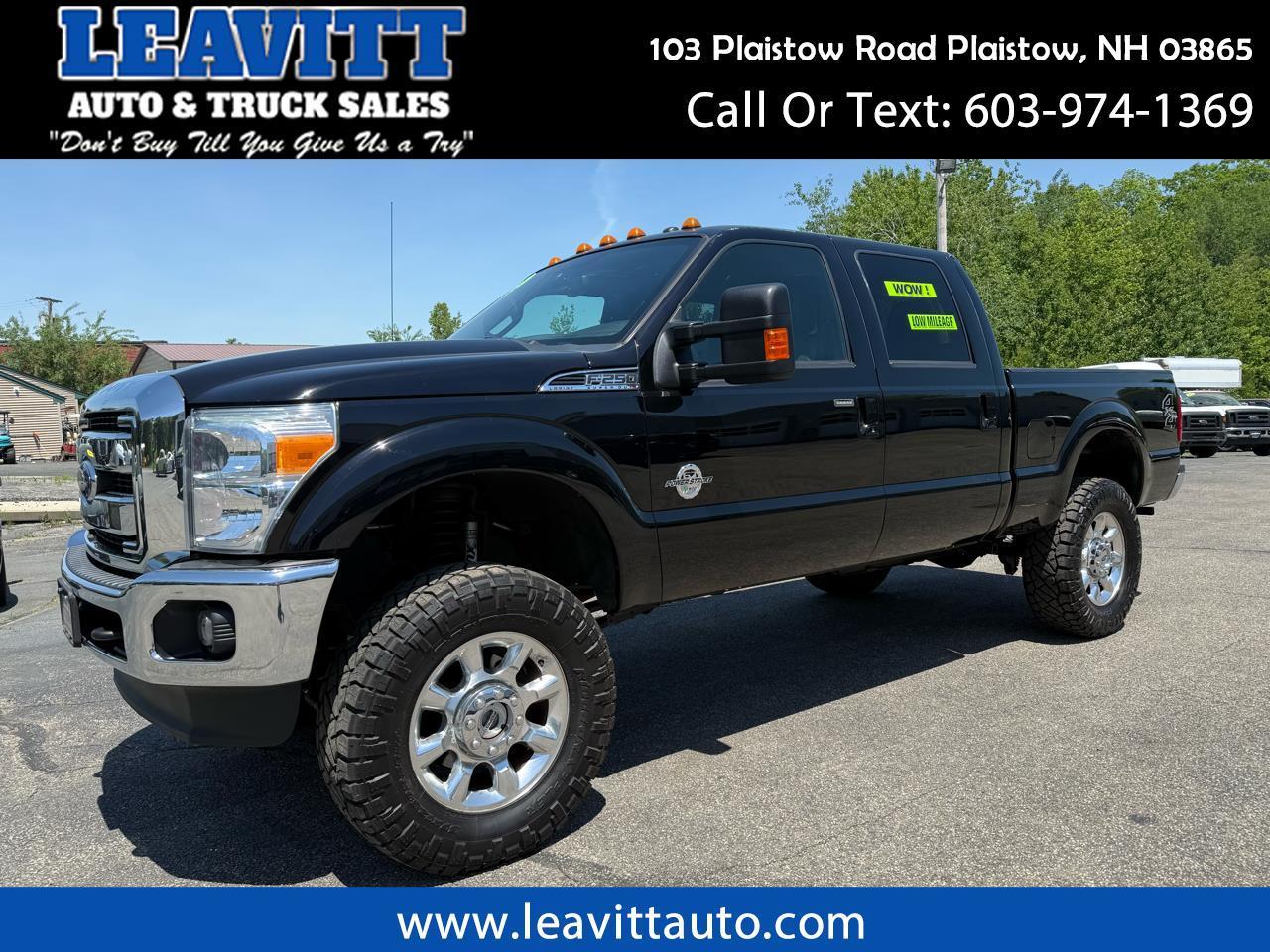 2016 Ford Super Duty F-250 SRW LARIAT 6.7L POWERSTROKE DIESEL 80K MILES!