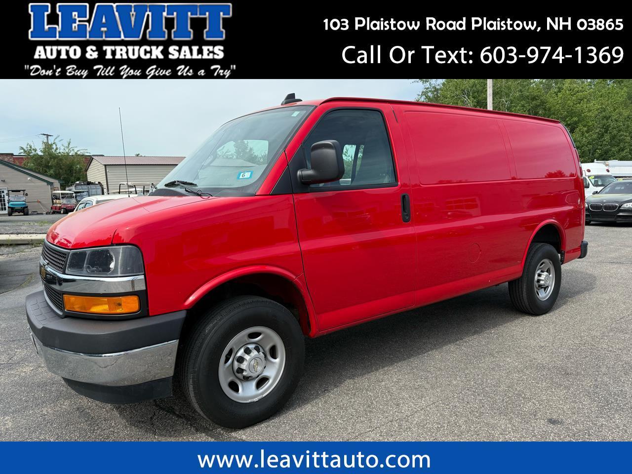 2022 Chevrolet Express Cargo Van 2500 6.6L V8 GAS 72K MILES 1 OWNER VAN