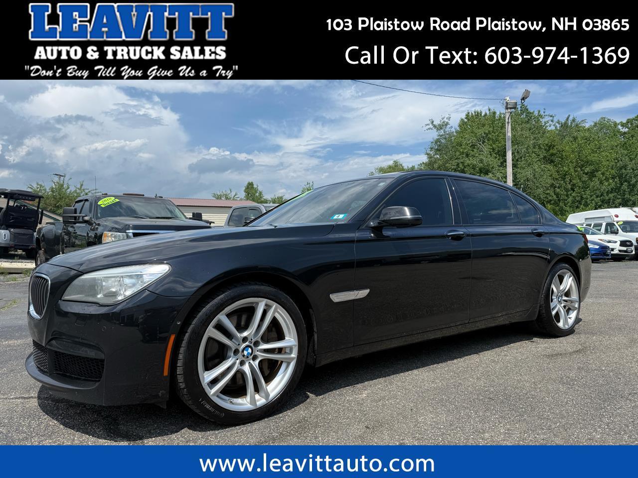 2013 BMW 7 Series 750LI 4.4L V8 M SPORT SHARP CAR!