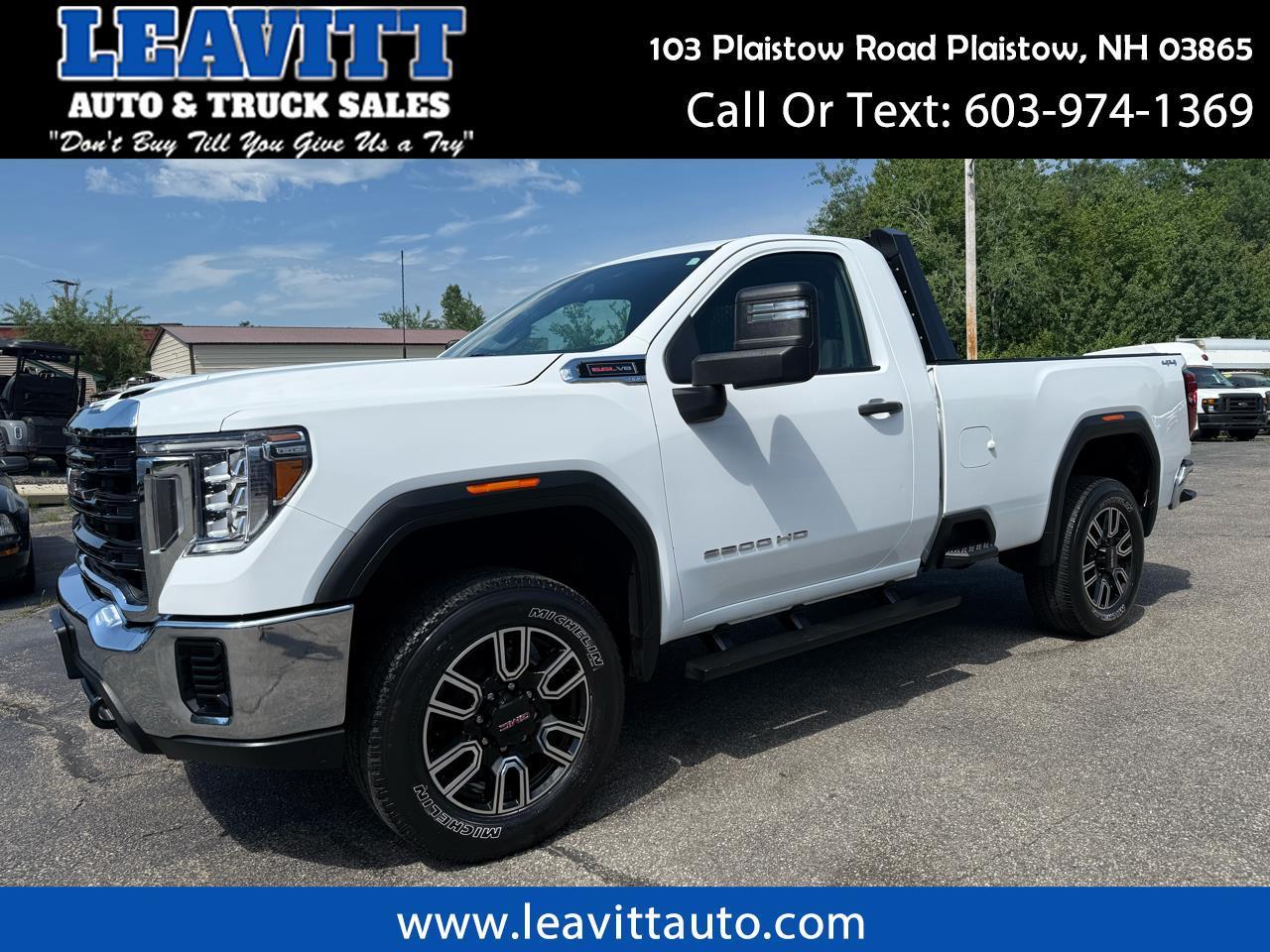 2022 GMC Sierra 3500HD PRO REGULAR CAB 6.6L V8 GAS 4X4 22K MILES!