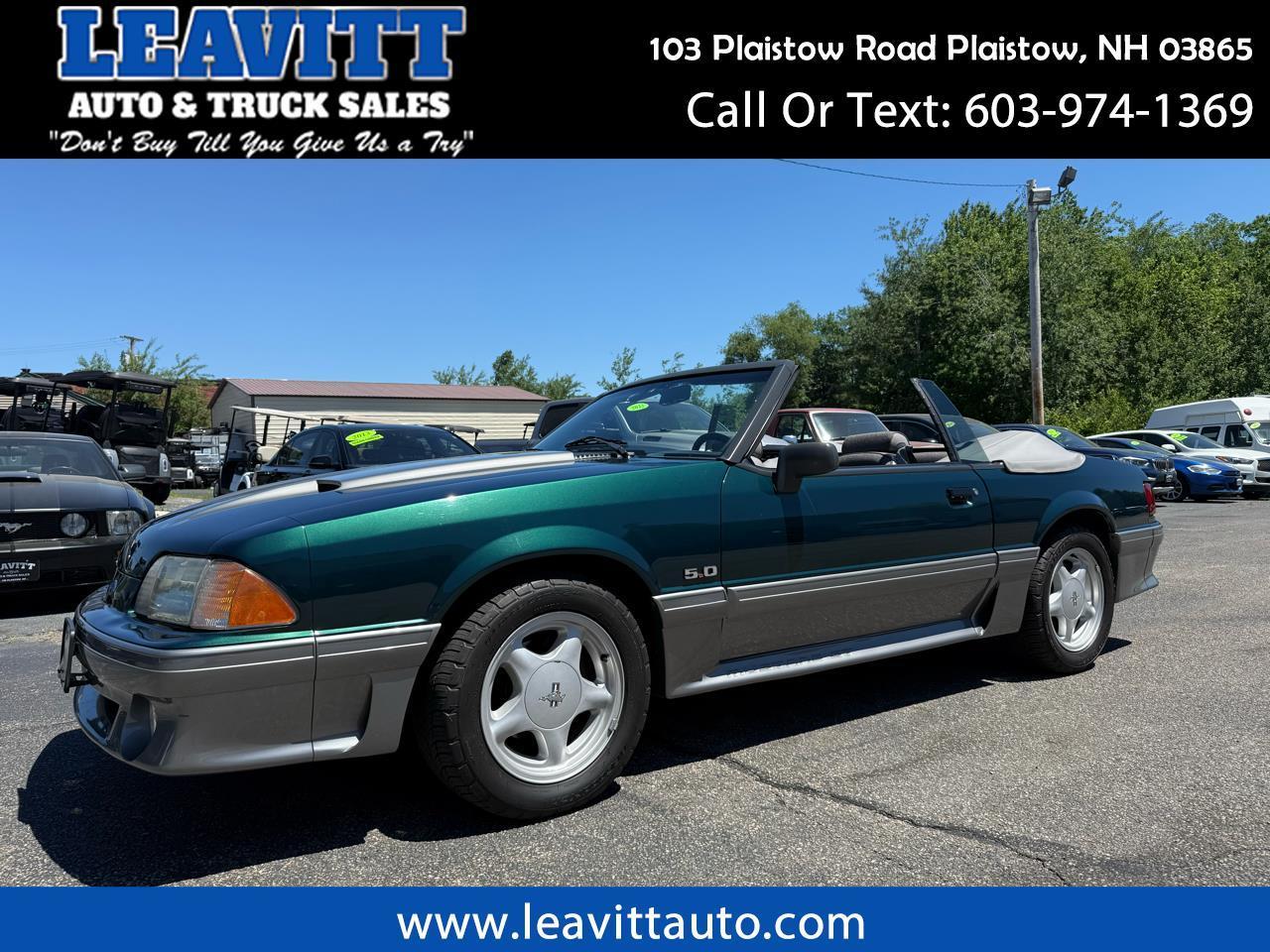 1992 Ford Mustang 5.0L V8 5 SPEED CONVERTIBLE CLEAN CAR!