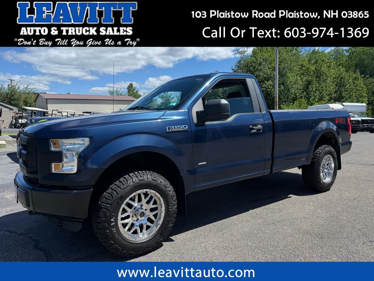2016 Ford F-150 XL REGULAR CAB 4X4 LONG BED AMERICAN RACING WHEELS