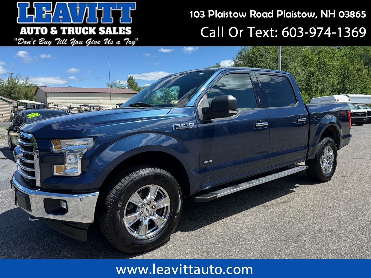 2017 Ford F-150 XLT SUPERCREW 4X4 1 OWNER TRUCK