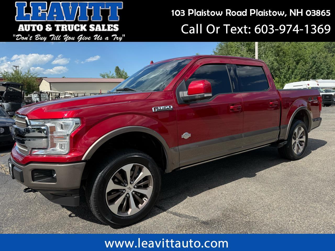 2018 Ford F-150 KING RANCH 5.0L V8 4X4 68K MILES!