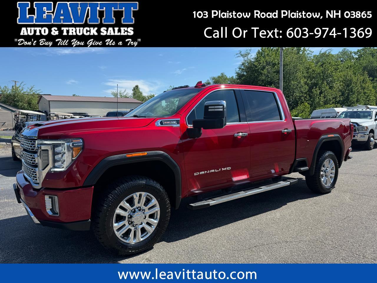 2021 GMC Sierra 3500HD DENALI 6.6L V8 GAS 1 OWNER TRUCK