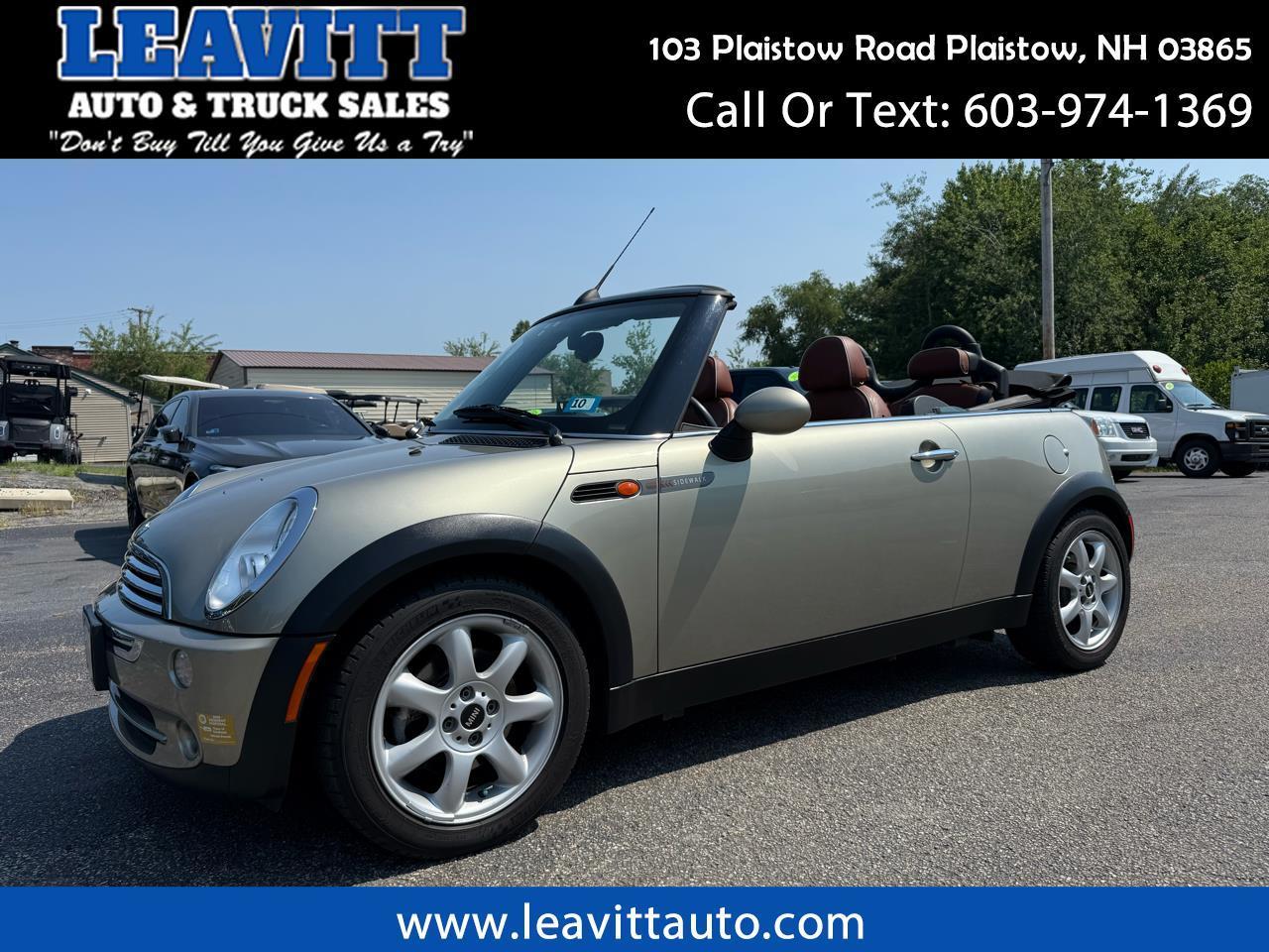 2007 MINI Cooper Convertible 66K MILES 5 SPEED CONVERTIBLE!