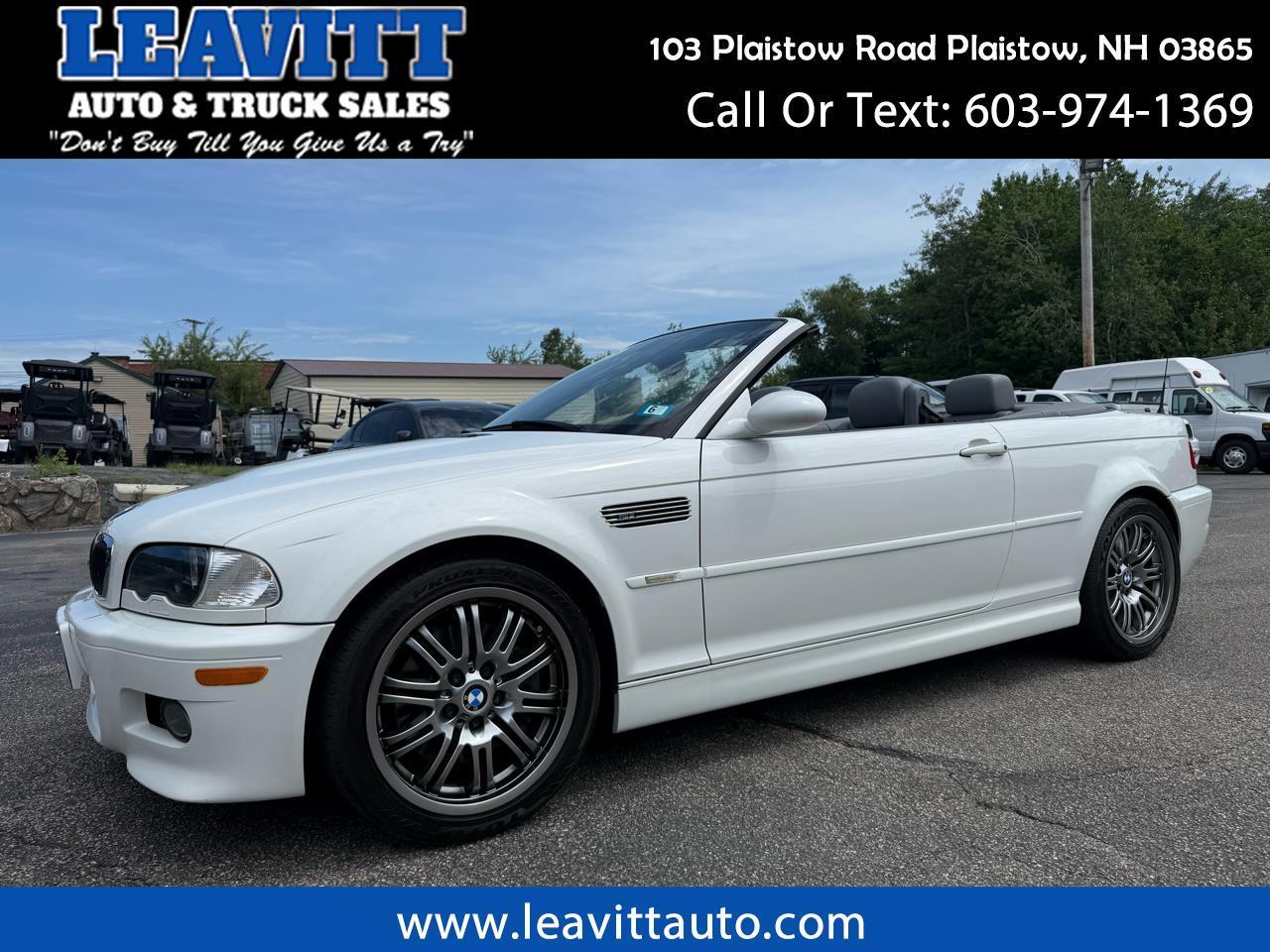 2002 BMW 3 Series M3 6 SPEED CONVERTIBLE 56K MILES!