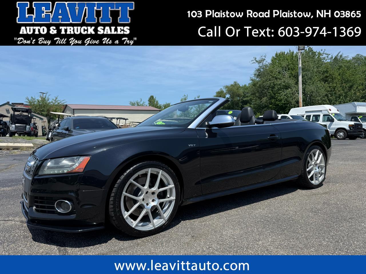 2011 Audi S5 CONVERTIBLE 3.0L SUPERCHARGED 79K MILES BEAUTIFUL!