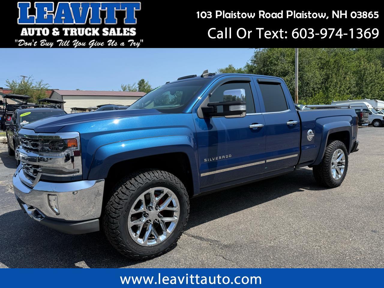 2016 Chevrolet Silverado 1500 LTZ DOUBLE CAB 5.3L V8 4X4 MANY EXTRAS SHARP!