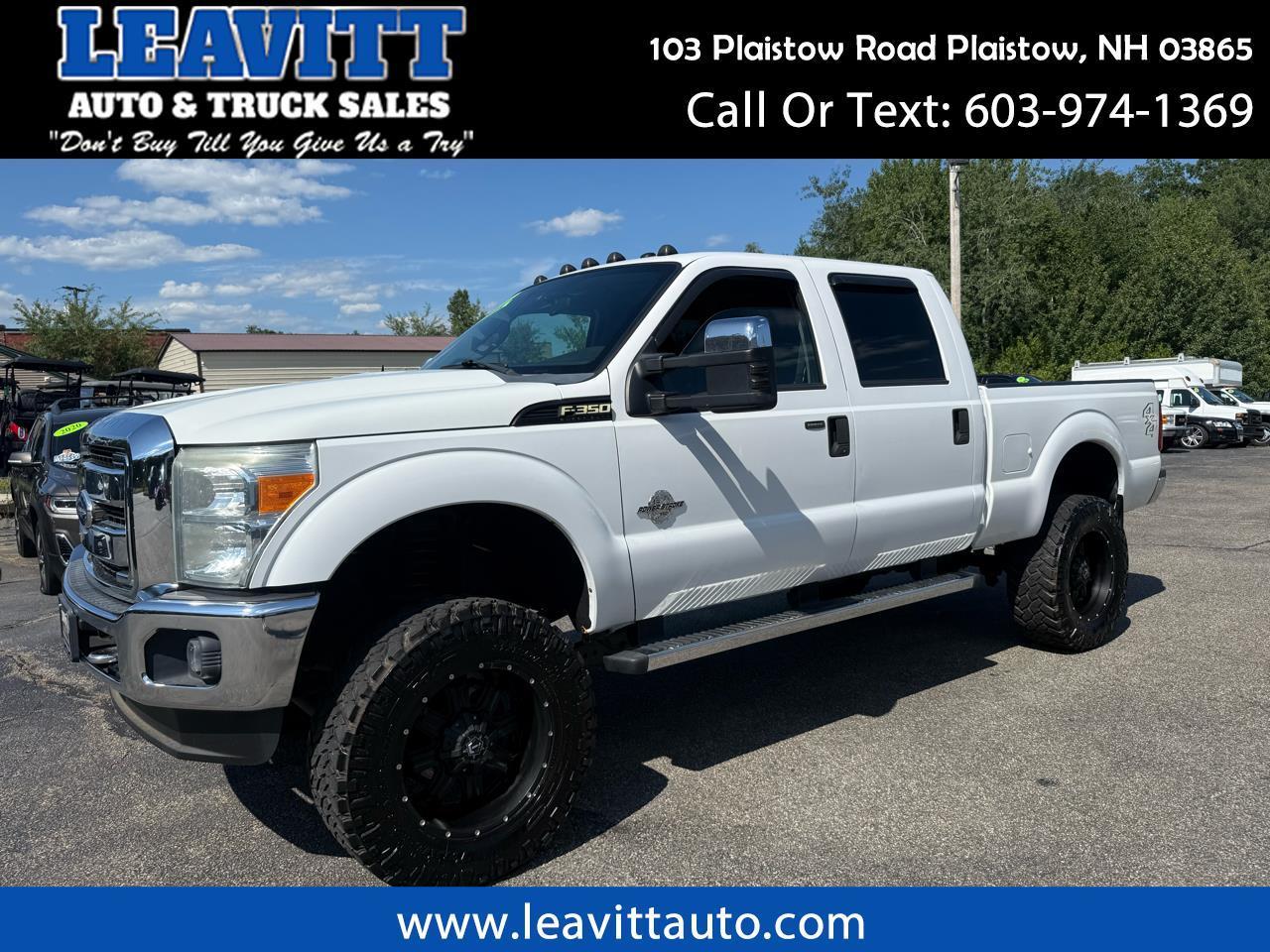 2011 Ford Super Duty F-350 SRW XLT CREW CAB 6.7L POWERSTROKE DIESEL LIFTED ON 37s