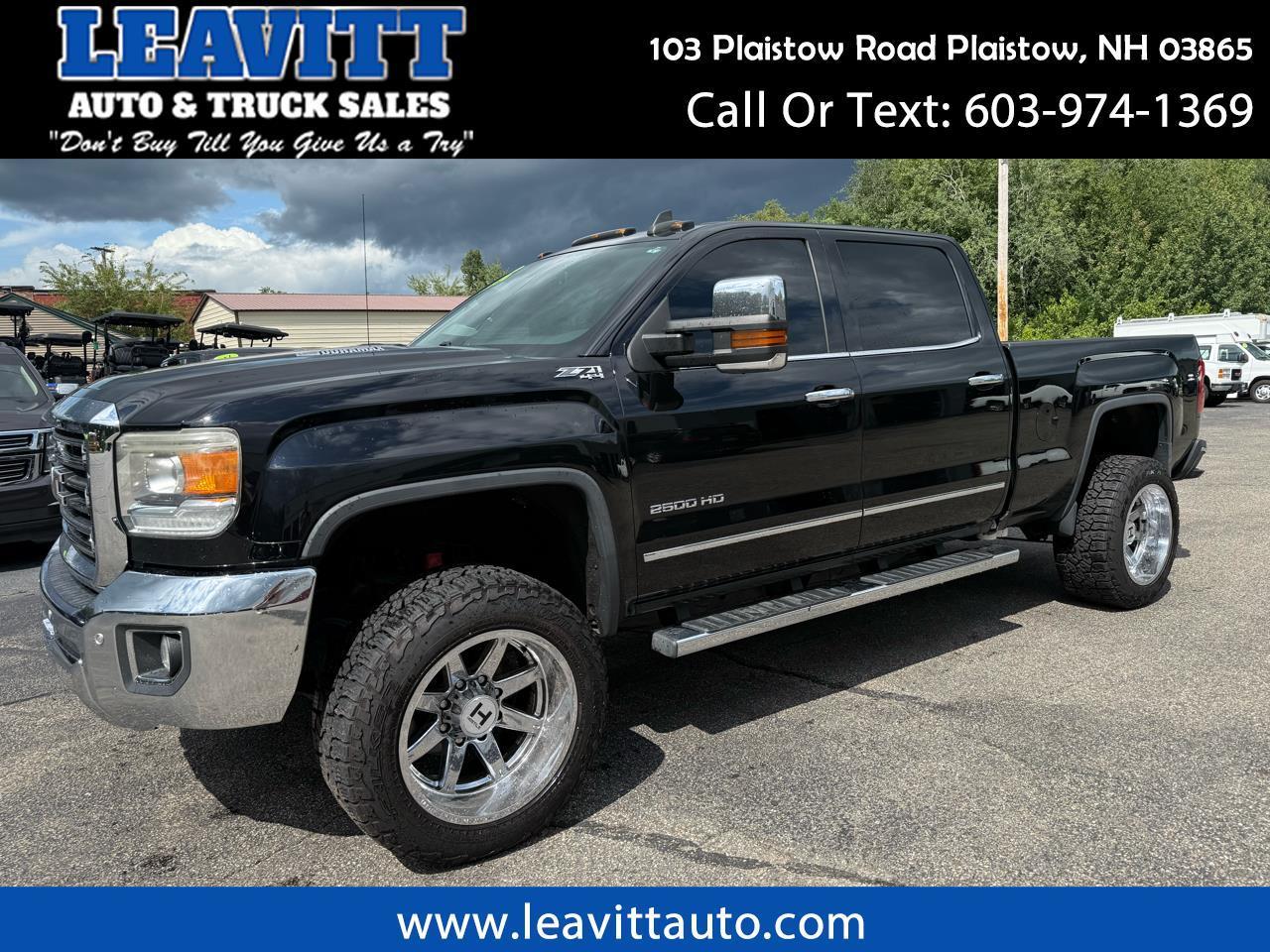 2016 GMC Sierra 2500HD SLT 6.6L LML DURAMAX DIESEL 4X4
