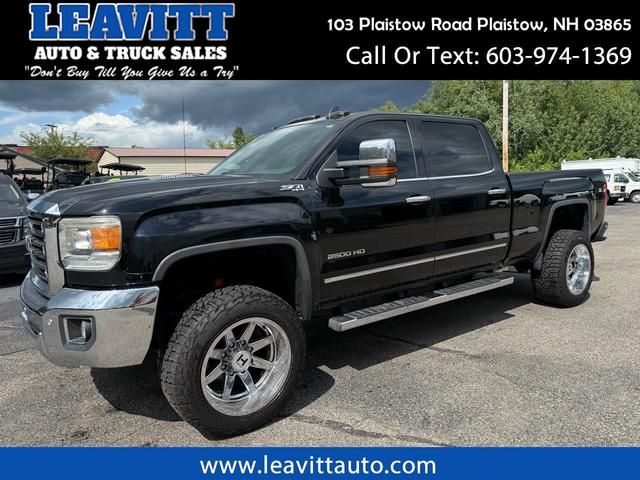 Black 2016 GMC Sierra 2500HD Pickup Truck Four-Wheel Drive Automatic