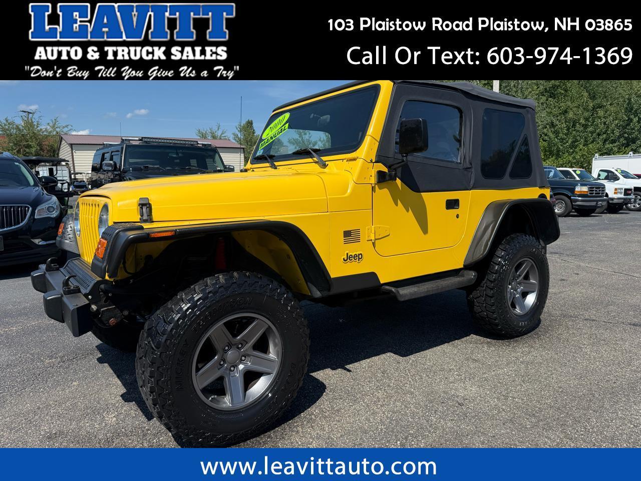 2000 Jeep Wrangler TJ 5 SPEED MANUAL NO RUST!
