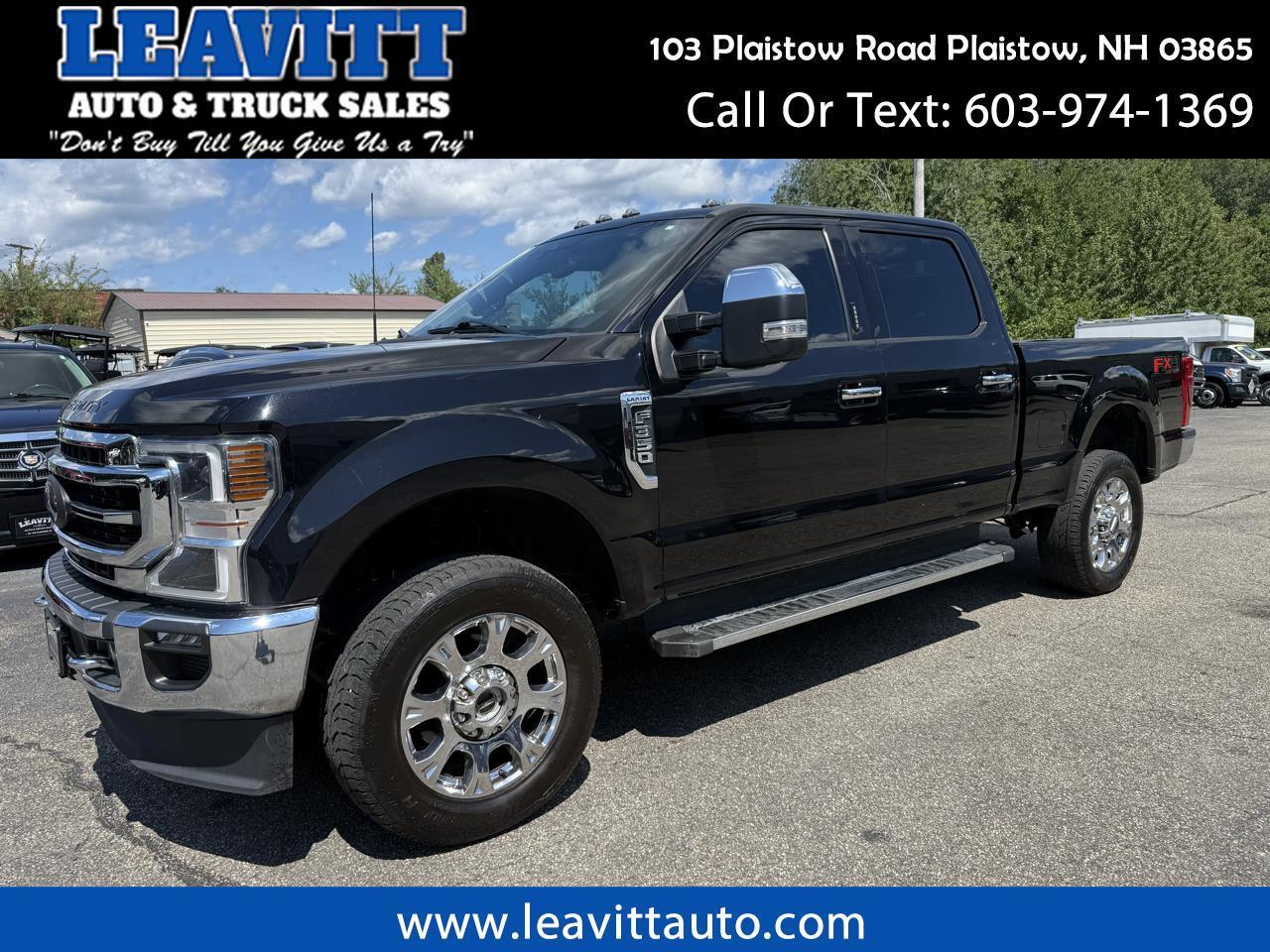 2021 Ford Super Duty F-350 SRW LARIAT CREW CAB 6.2L V8 4X4 1 OWNER TRUCK LOADED