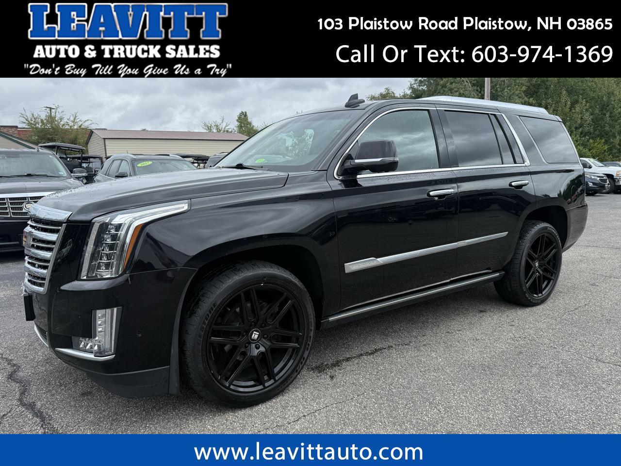 2018 Cadillac Escalade PLATINUM 6.2L V8 4X4 FULLY LOADED