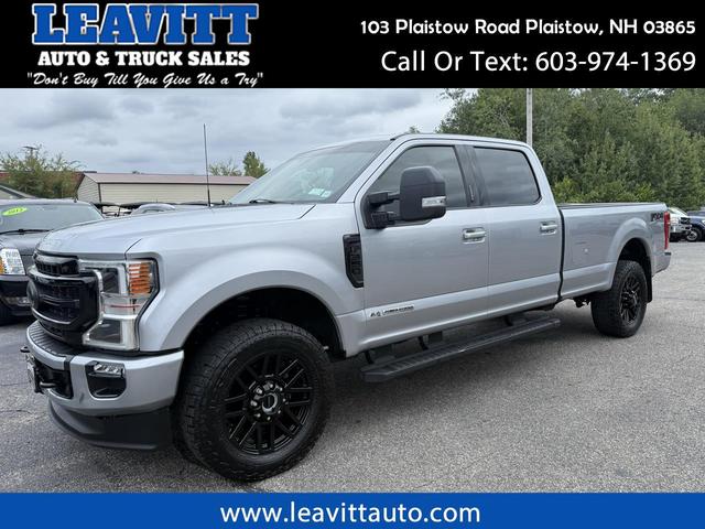 Gray 2022 Ford F-350 Super Duty Pickup Truck Four-Wheel Drive Automatic