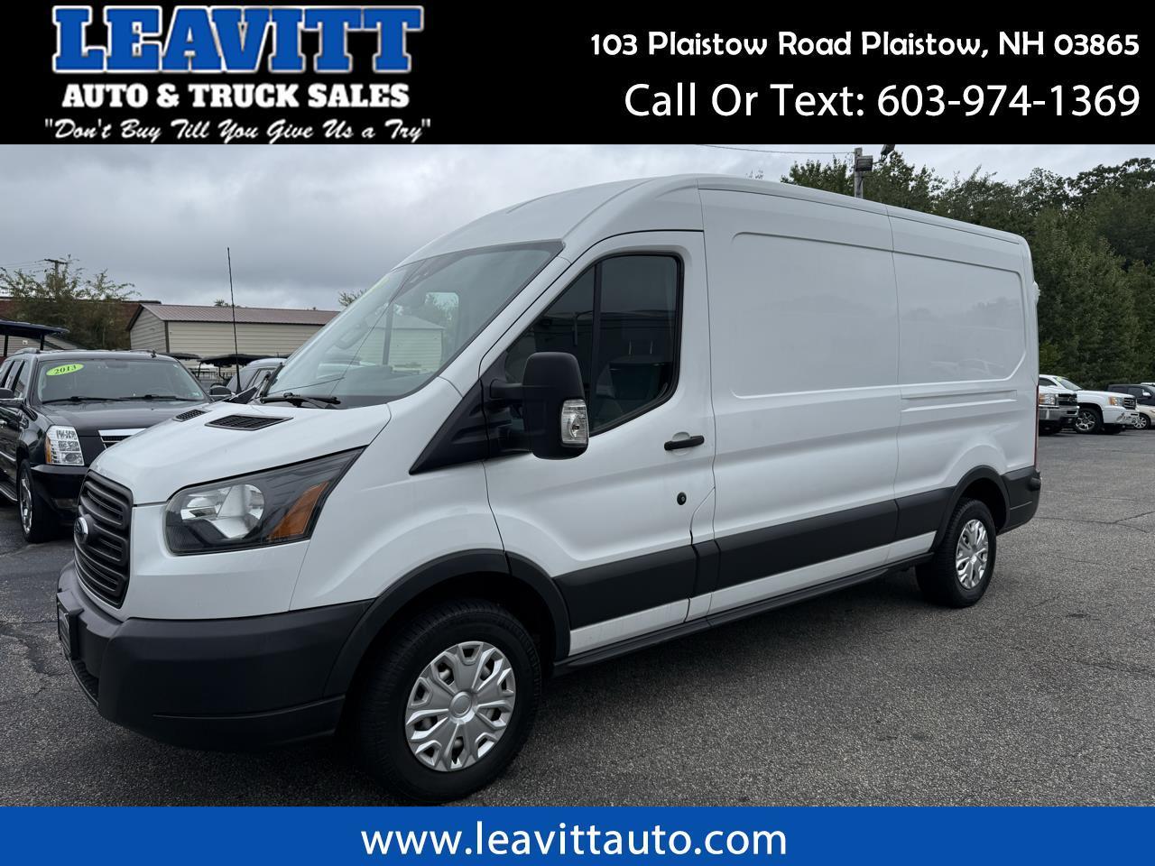 2015 Ford Transit Cargo Van T-150 148" Med Rf 8600 GVWR Sliding RH Dr