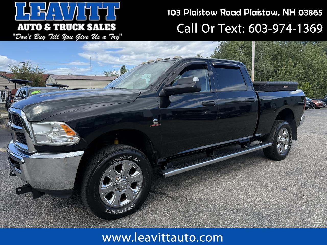 2016 RAM 2500 TRADESMAN CREW CAB 6.7L CUMMINS DIESEL 4X4