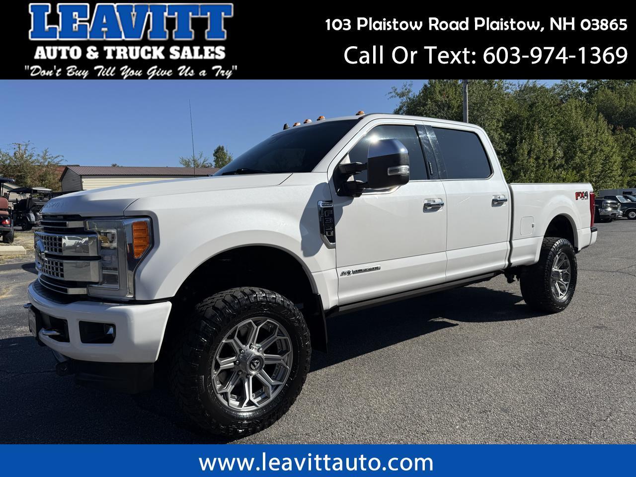 2019 Ford Super Duty F-350 SRW PLATINUM CREW CAB 6.7L POWERSTROKE DIESEL 4X4