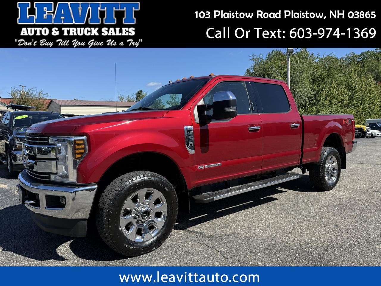 2019 Ford Super Duty F-250 SRW LARIAT CREW CAB 6.7L POWERSTROKE DIESEL SHARP!