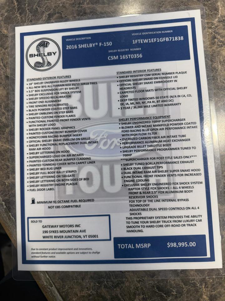 Ford F-150  2016