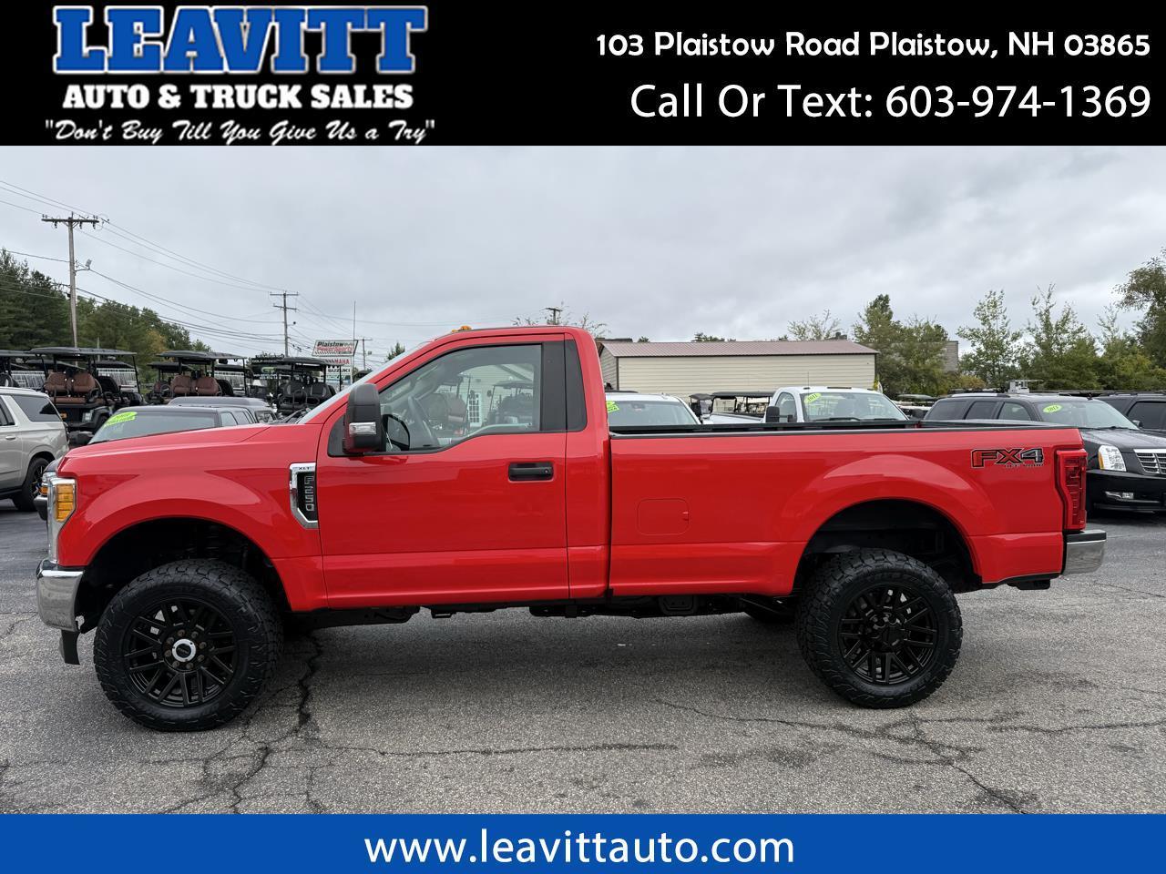 2017 Ford Super Duty F-250 SRW REG CAB 6.2L V8 4X4 BRAND NEW WHEELS AND TIRES