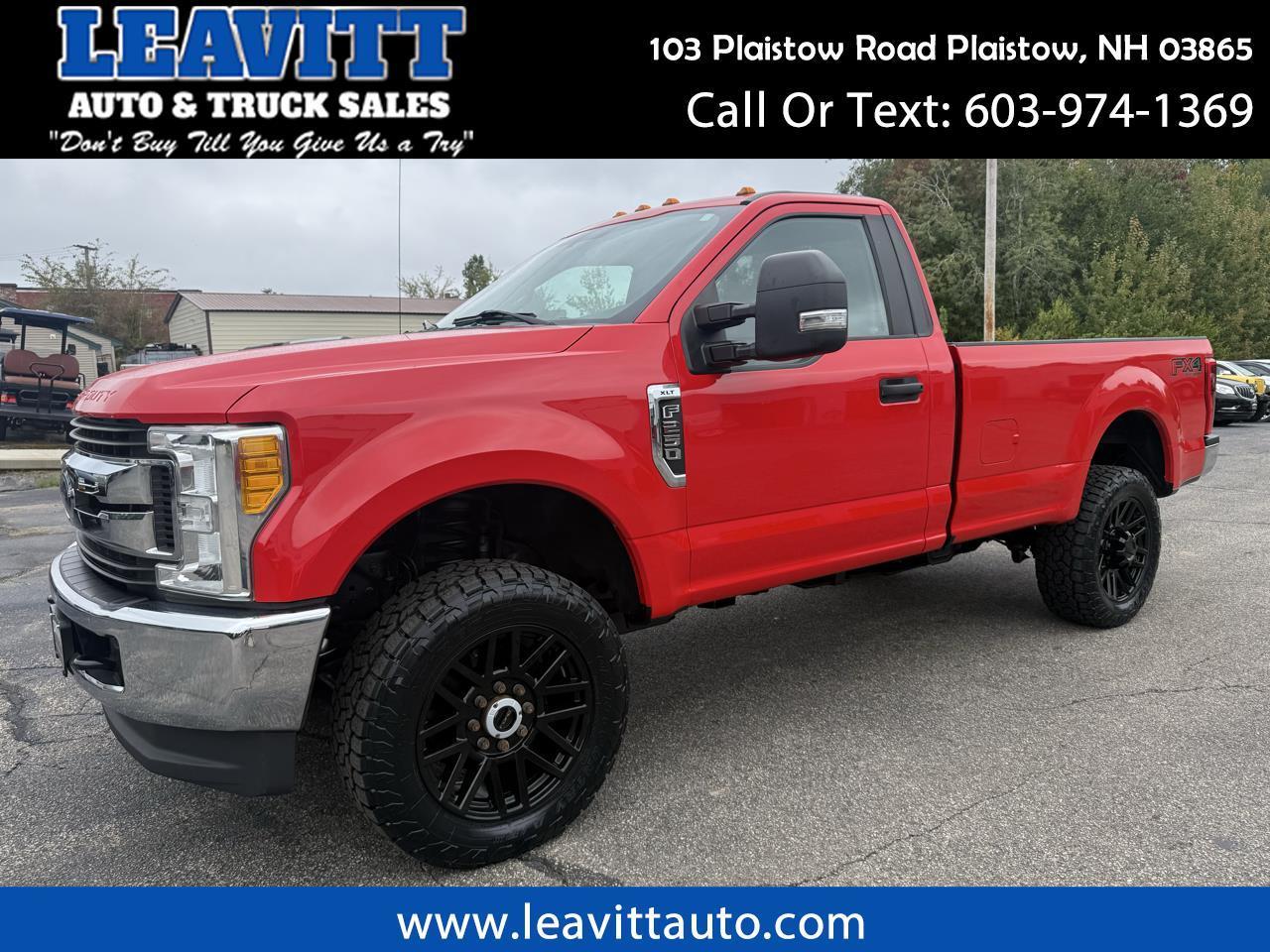 2017 Ford Super Duty F-250 SRW REG CAB 6.2L V8 4X4 BRAND NEW WHEELS AND TIRES