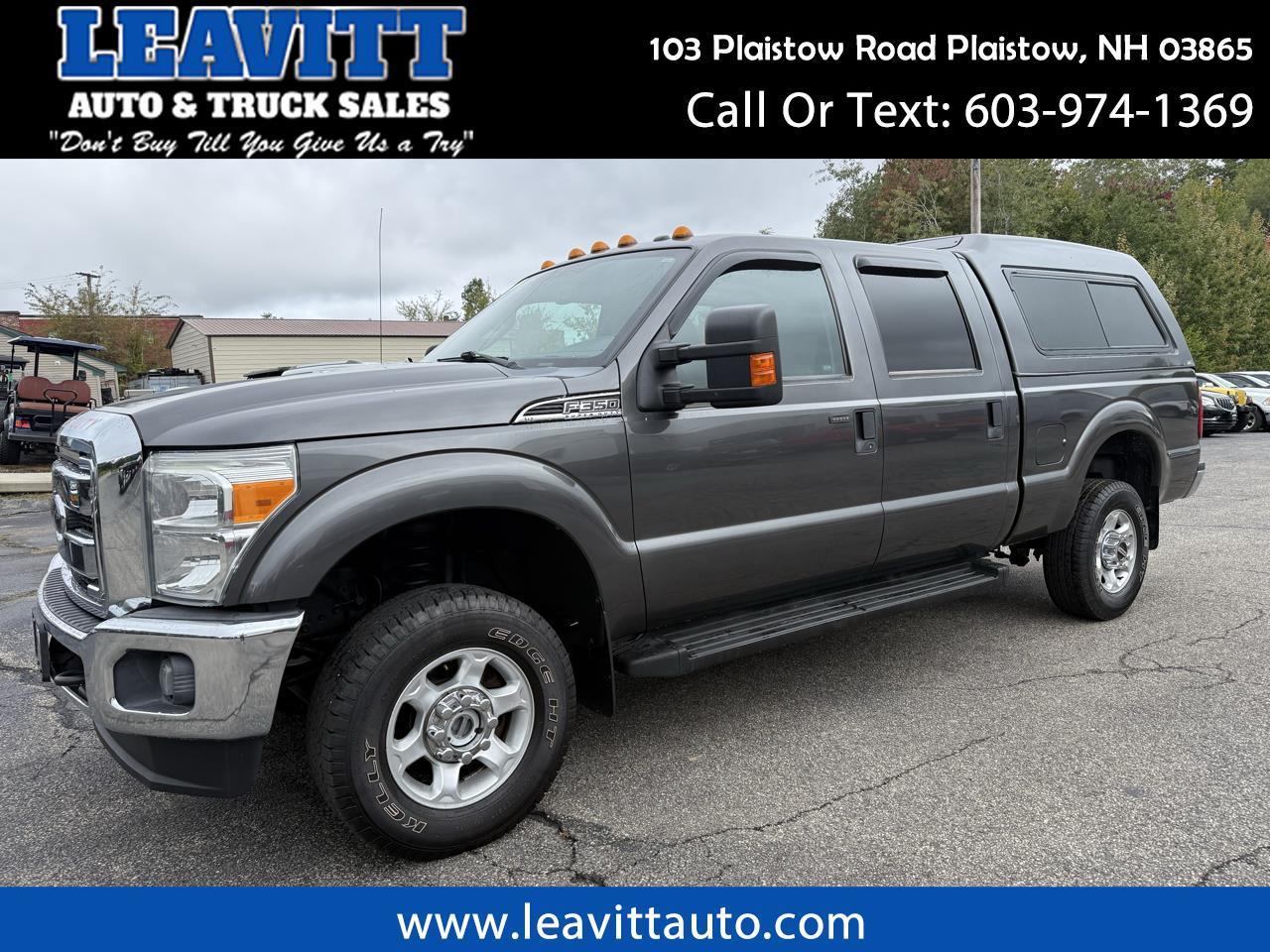 2015 Ford Super Duty F-350 SRW XLT CREW CAB 6.2L V8 4X4
