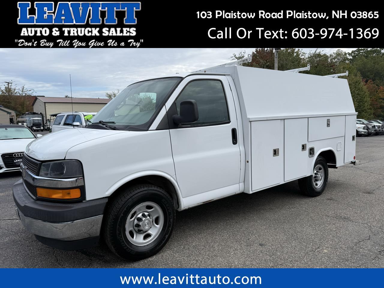 2017 Chevrolet Express Commercial Cutaway 3500 READING UTILITY ENCLOSED VAN 1 OWNER!
