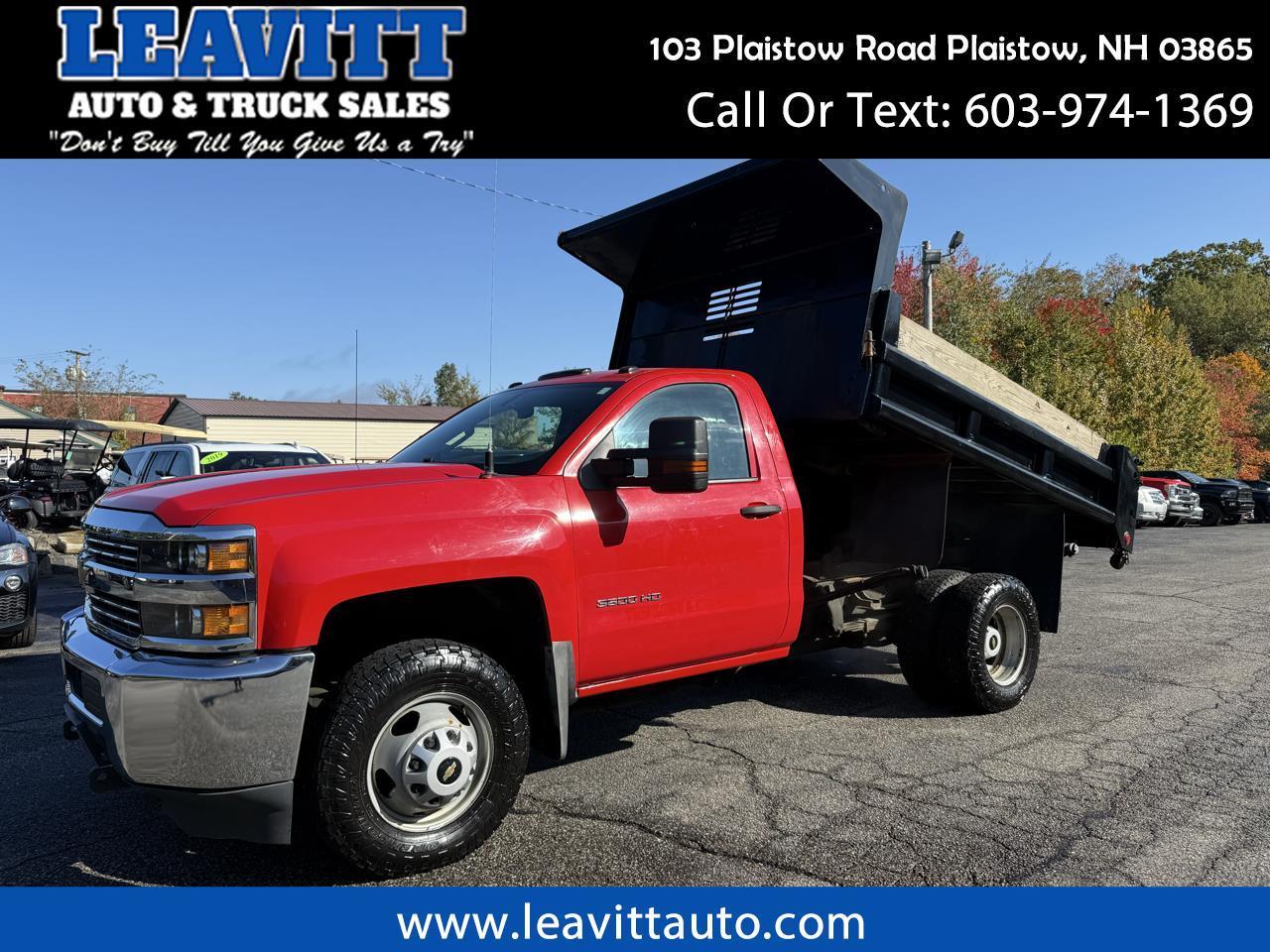 2017 Chevrolet Silverado 3500HD 4WD Reg Cab 137.5" WB, 59.06" CA WT