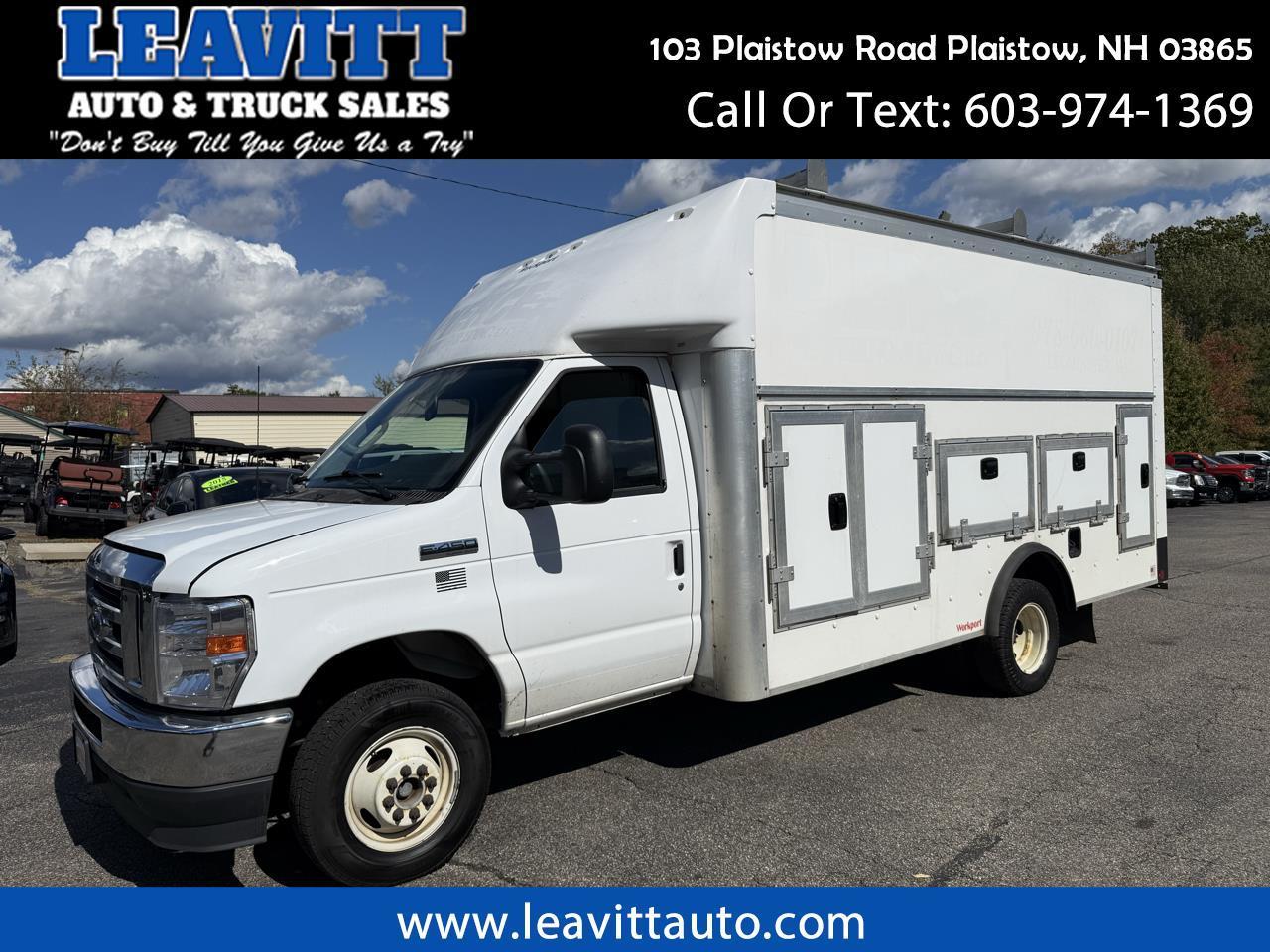 2024 Ford E-Series Cutaway E-450 DRW UTILITY BODY BOX TRUCK 1 OWNER