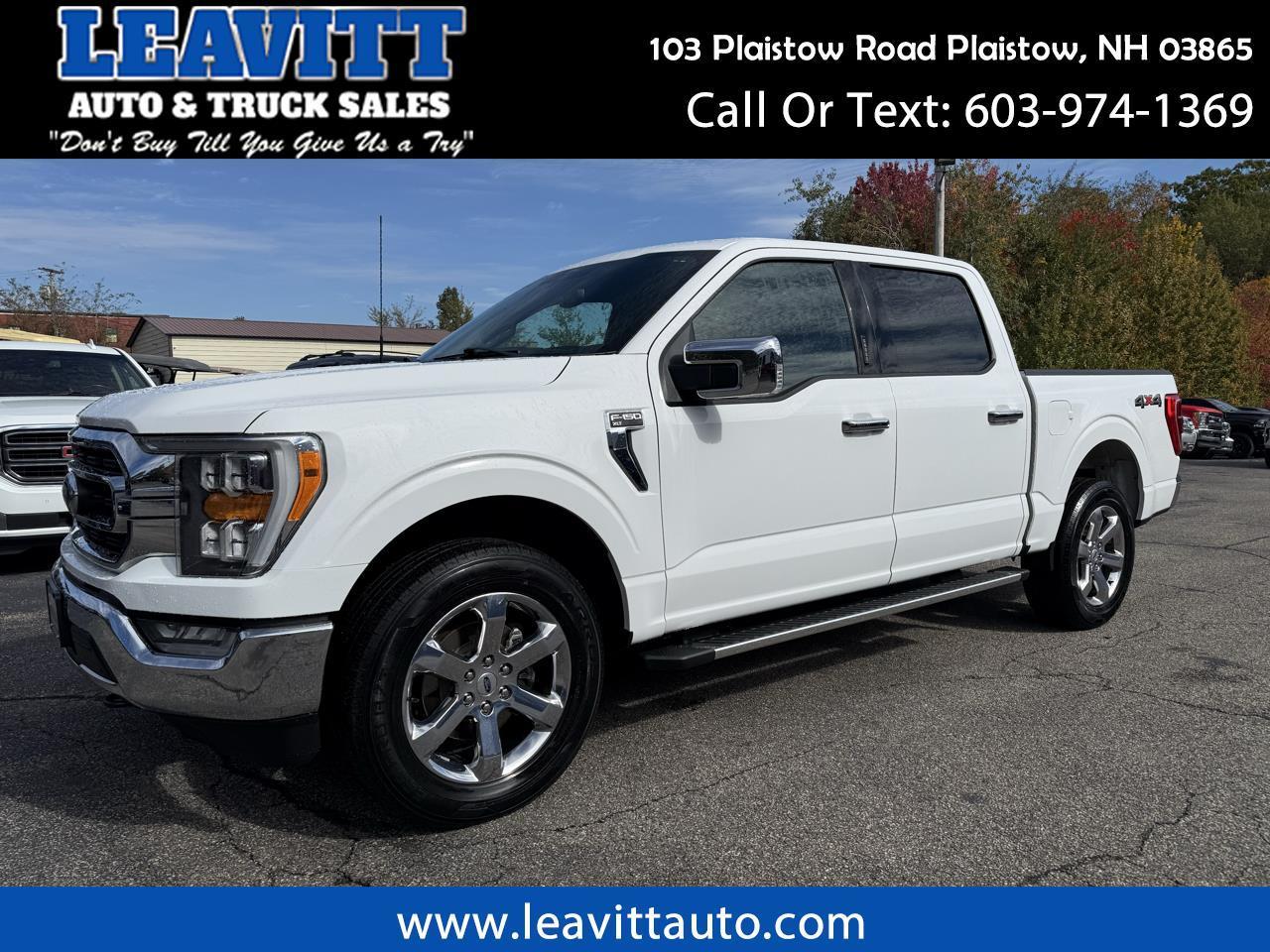 2022 Ford F-150 XLT SUPERCREW 2.7L V6 1 OWNER CLEAN TRUCK