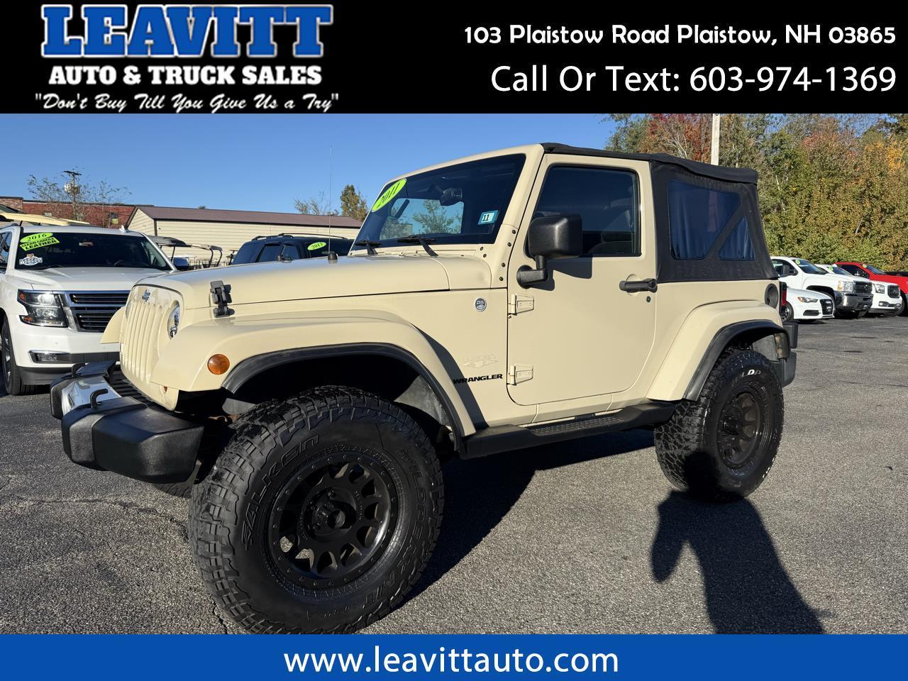 2011 Jeep Wrangler 4WD 2dr Sahara