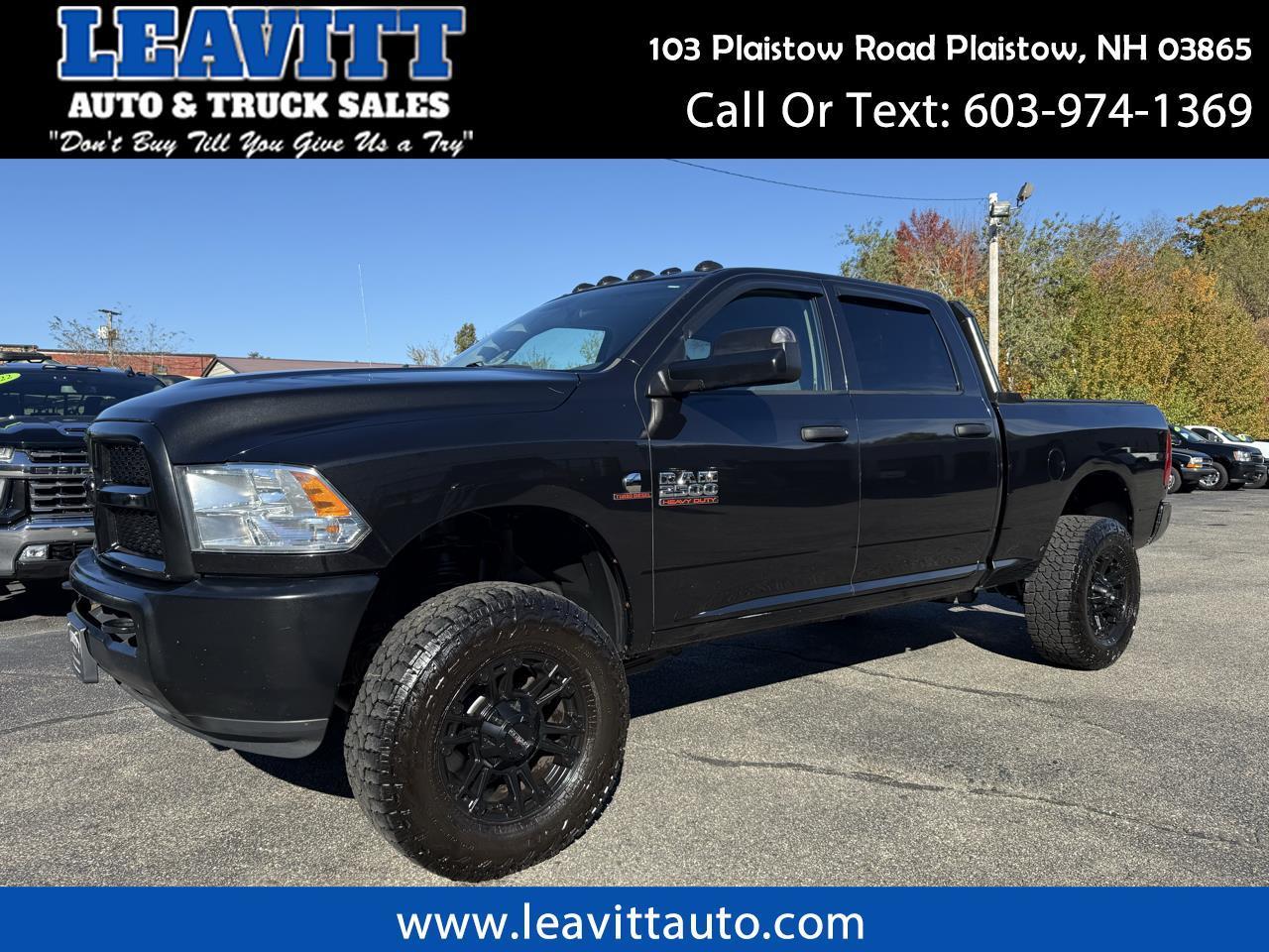 2018 RAM 2500 6.7L CUMMINS DIESEL CREW CAB 4X4