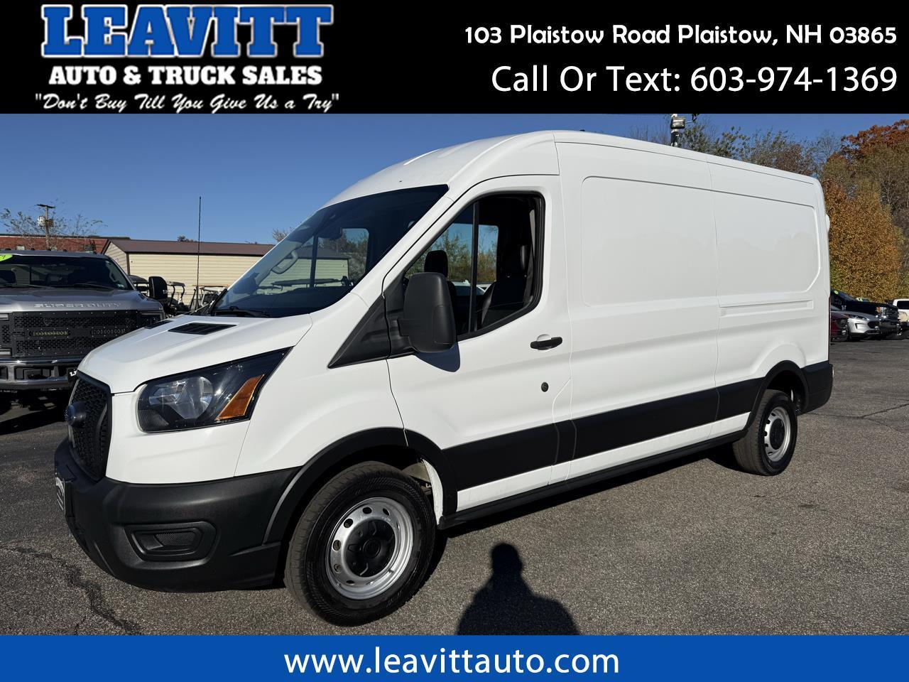 2022 Ford Transit Cargo Van T-250 130" Med Rf 9070 GVWR RWD 1 OWNER