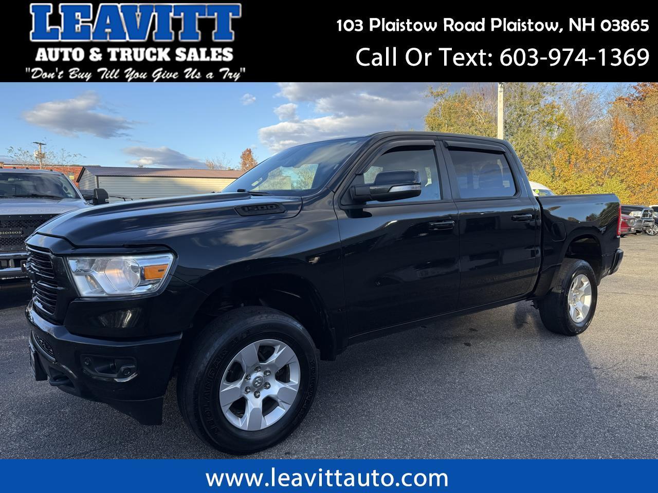 2019 RAM 1500 BIG HORN CREW CAB 5.7L HEMI V8 4X4
