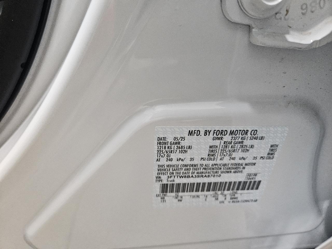 Ford Maverick XL AWD SuperCrew 2025