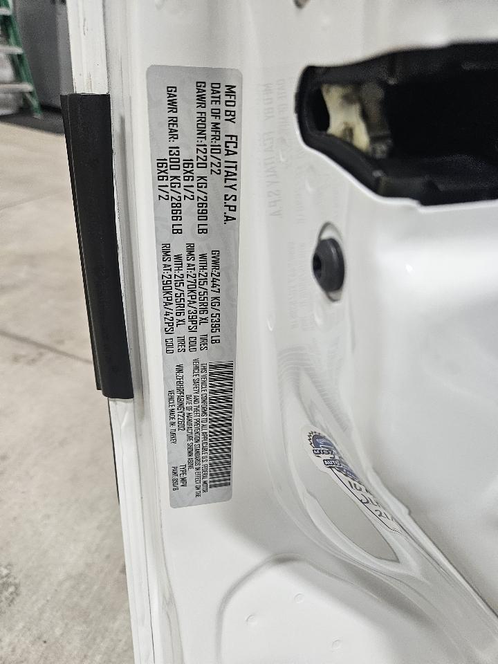 RAM ProMaster City Cargo Van Tradesman Van 2022