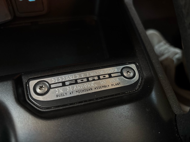 Ford Bronco Badlands 4 Door Advanced 4x4 2021