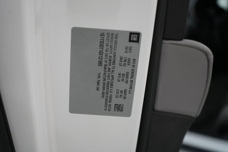 Chevrolet Corvette 2LT Convertible 2016