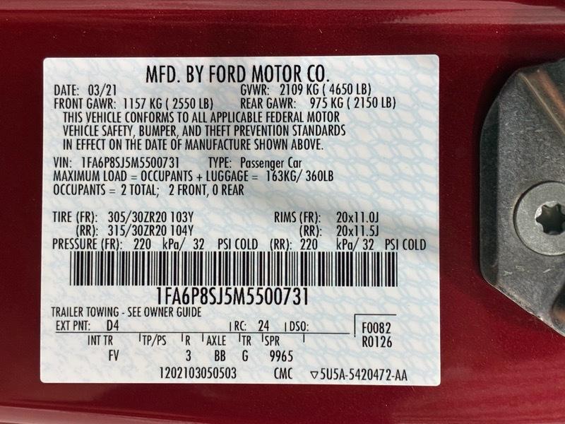 Ford Shelby GT500 Coupe 2021