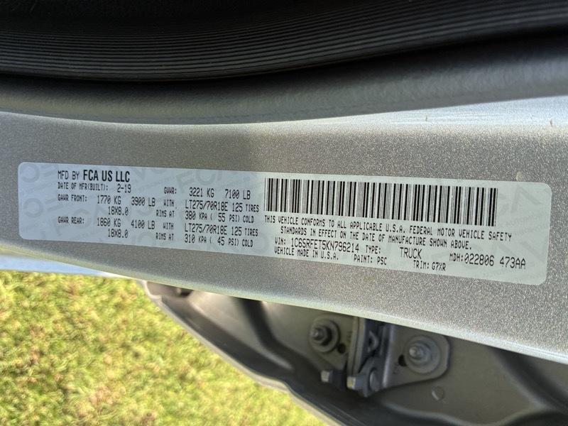RAM 1500 Rebel Quad Cab 4WD 2019