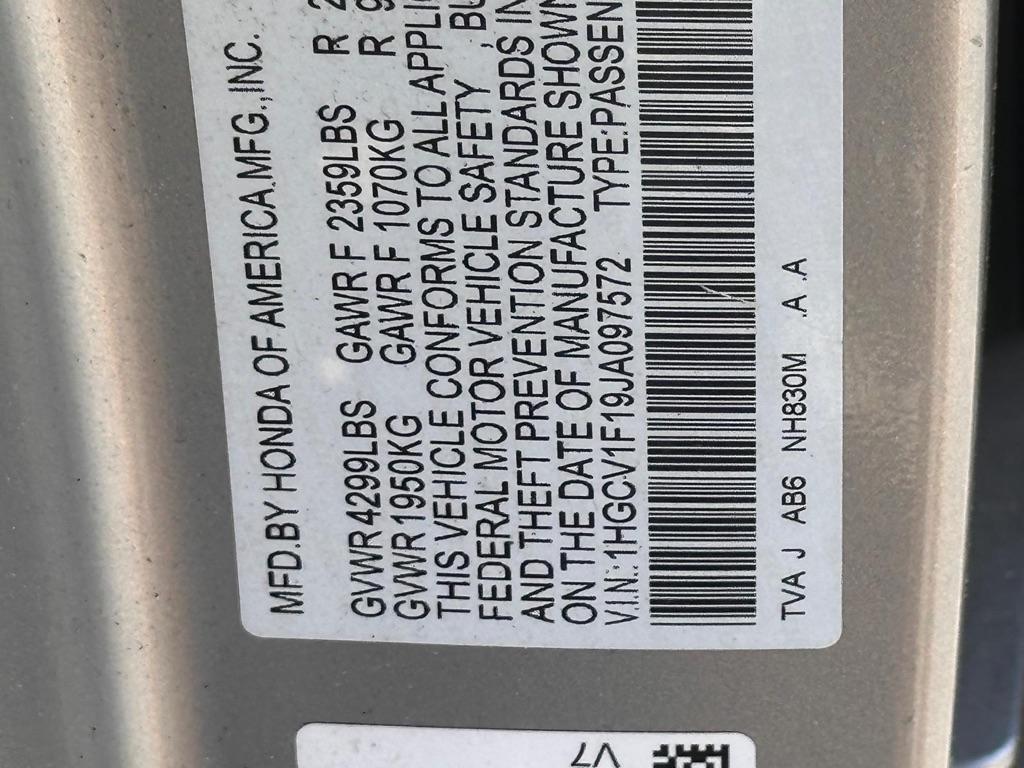 Honda Accord LX 2018