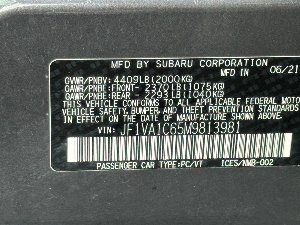 Subaru WRX Premium 6M 2021