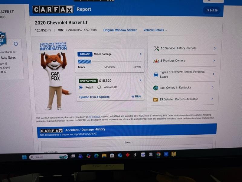 Chevrolet Blazer 2LT 2020