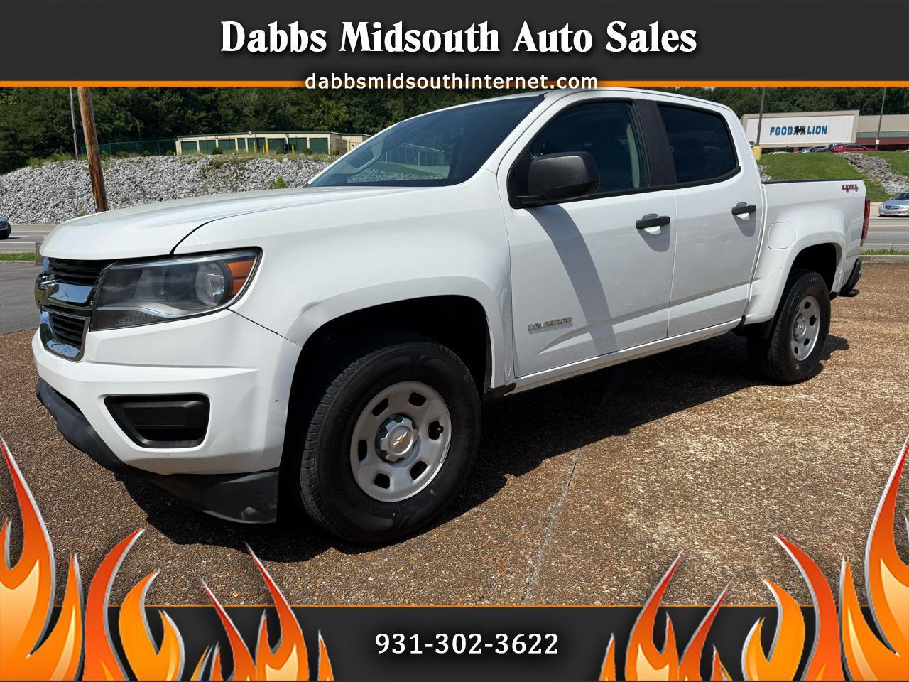 2018 Chevrolet Colorado Work Truck Crew Cab 4WD Short Box