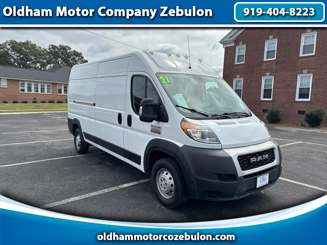 2021 RAM ProMaster Cargo Van